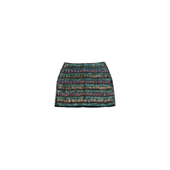 Endless Rose Boho Sequin Beaded Mini Skirt - Women’s Size Small - Picture 1 of 5